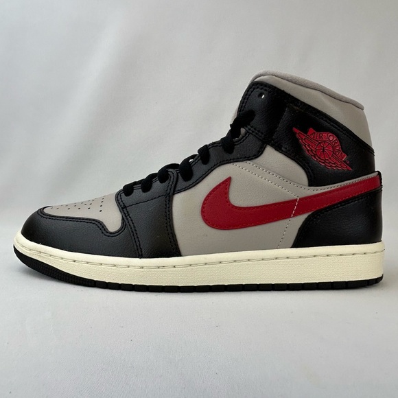 Jordan Shoes - Women’s Nike Air Jordan 1 Mid Black College Grey - Size 9.5W/8M - Brand New